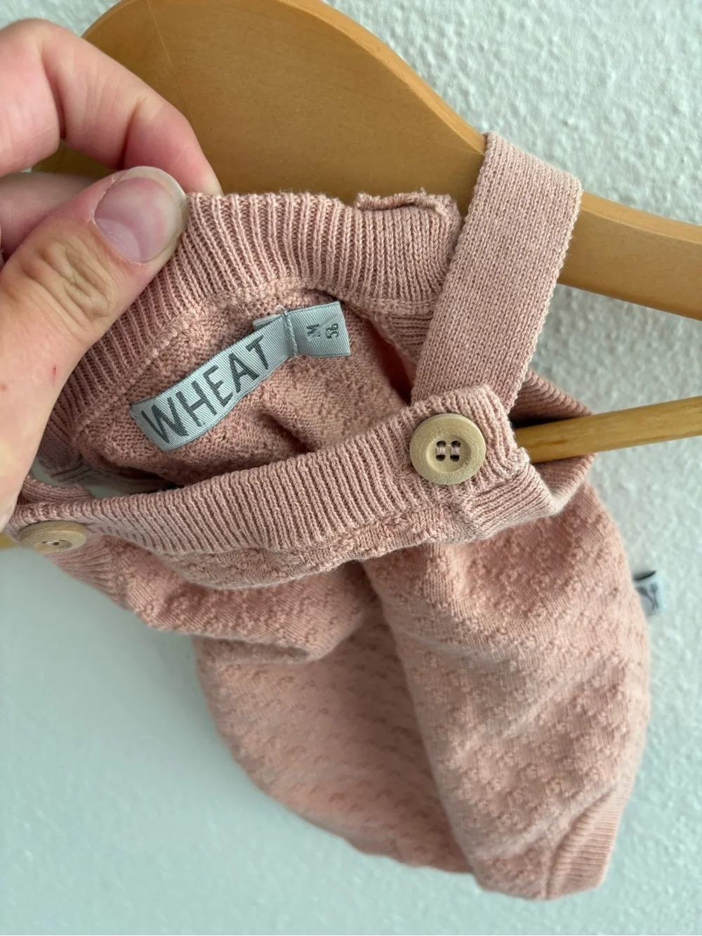 Soft Knit Pink Baby One-Piece Romper/Onsie best for 3M